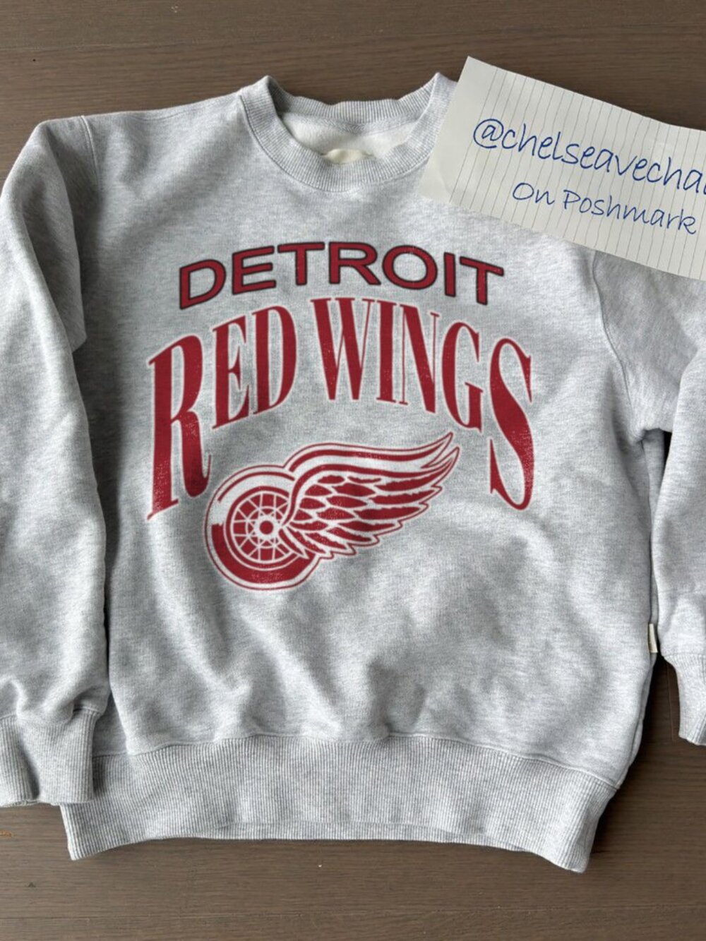Vintage 90s Detroit Red Wings Hockey Sweatshirt, Detroit Red Wings Unisex Shirt